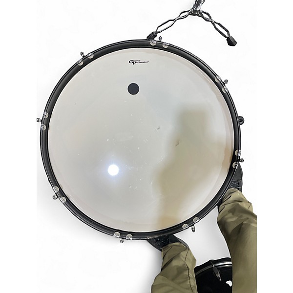 Used Groove Percussion 5 Piece 5 PIECE BLACK Drum Kit