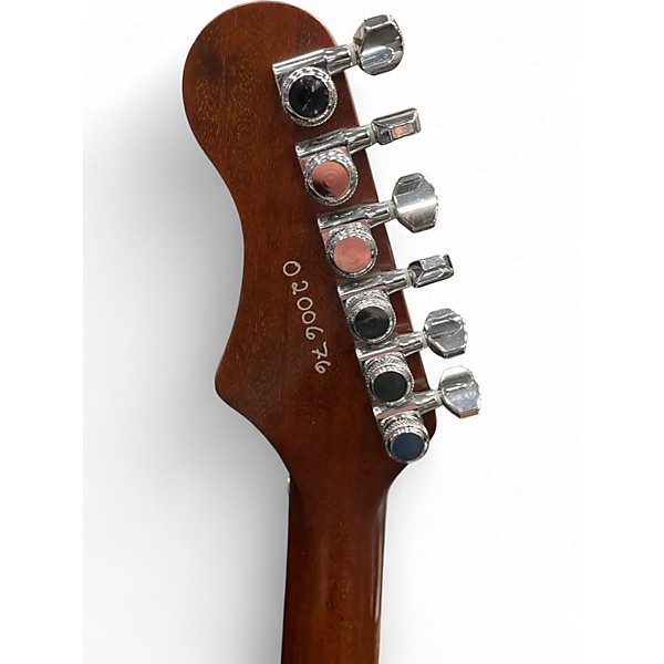 Used Harmony Rebel Burgundy Solid Body Electric Guitar