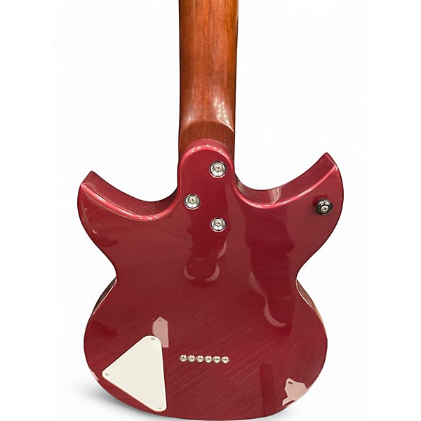 Used Harmony Rebel Burgundy Solid Body Electric Guitar