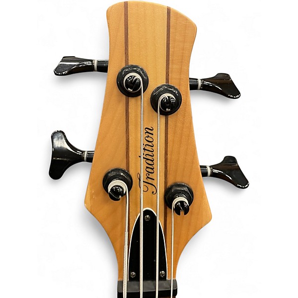 Used Tradition B400 Natural Electric Bass Guitar