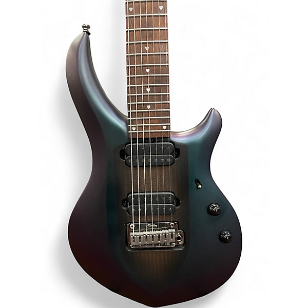 Used Sterling by Music Man john petrucci signature maj170 majesty 7 string Arctic Dream Solid Body Electric Guitar