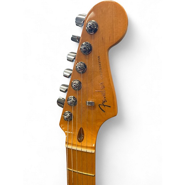 Used Fender American Ultra Stratocaster HSS White Solid Body Electric Guitar