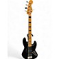 Used Squier Classic Vibe 70s Jazz Bass Black Electric Bass Guitar thumbnail