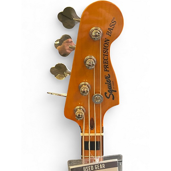 Used Squier Classic Vibe 1970S Precision Bass surf green Electric Bass Guitar