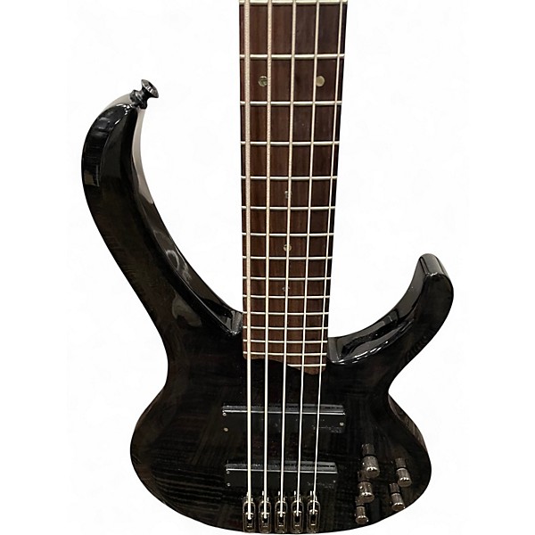 Used Ibanez BTB575FM Black Electric Bass Guitar