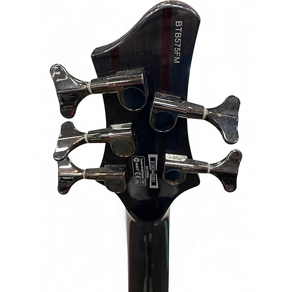 Used Ibanez BTB575FM Black Electric Bass Guitar