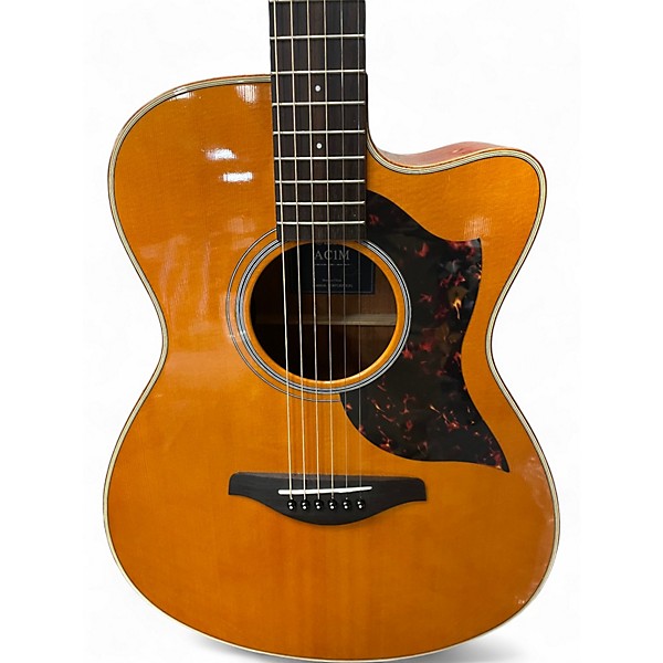 Used Yamaha AC1M Natural Acoustic Electric Guitar