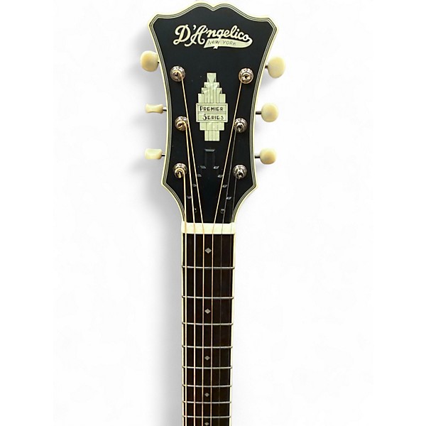 Used D'Angelico PREMIER TAMMANY Natural Acoustic Electric Guitar