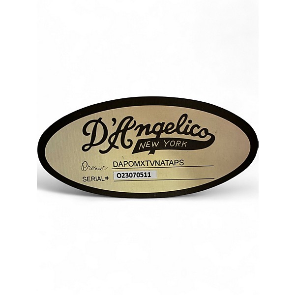 Used D'Angelico PREMIER TAMMANY Natural Acoustic Electric Guitar