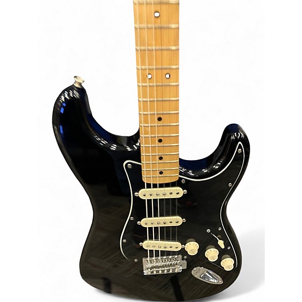 Used Fender Standard Stratocaster Black Solid Body Electric Guitar