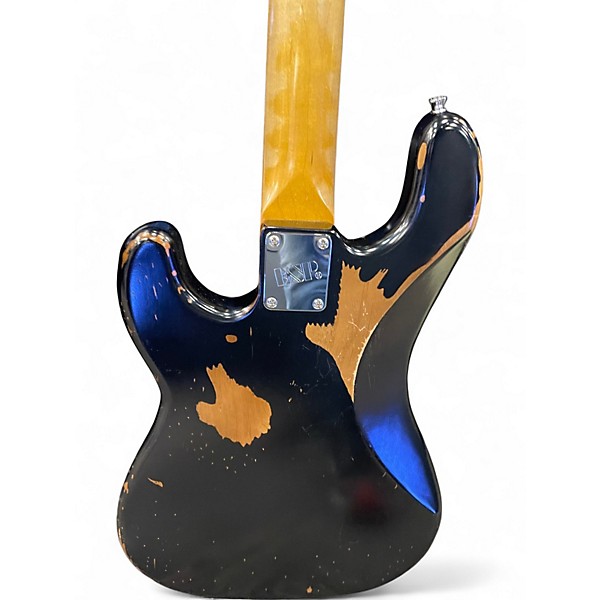 Used ESP E II Vintage 4 Black Relic Electric Bass Guitar