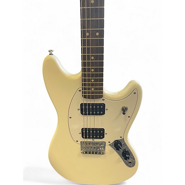 Used Squier Bullet Mustang HH white Solid Body Electric Guitar