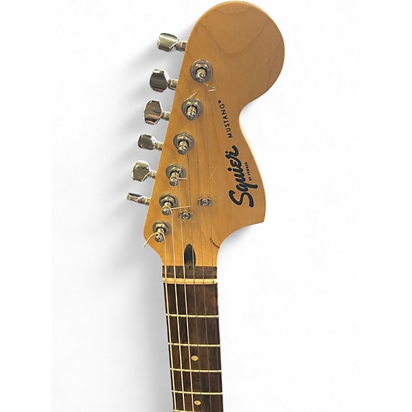 Used Squier Bullet Mustang HH white Solid Body Electric Guitar