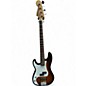 Used Fender Squire PJ Special Left Handed 3 Tone Sunburst Electric Bass Guitar thumbnail