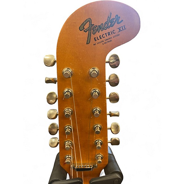 Vintage 1965 Fender ELECTRIC XII 3 Color Sunburst Solid Body Electric Guitar