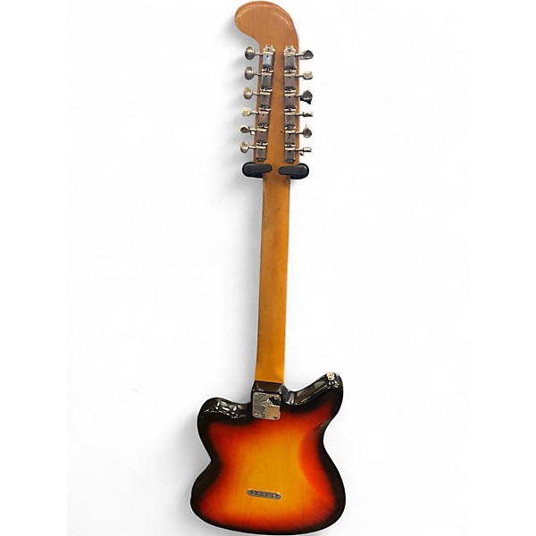 Vintage 1965 Fender ELECTRIC XII 3 Color Sunburst Solid Body Electric Guitar
