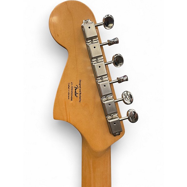 Used Squier Classic Vibe 70's Jaguar Black Solid Body Electric Guitar