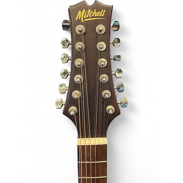 Used Mitchell T331TCE NATURAL 12 String Acoustic Electric Guitar