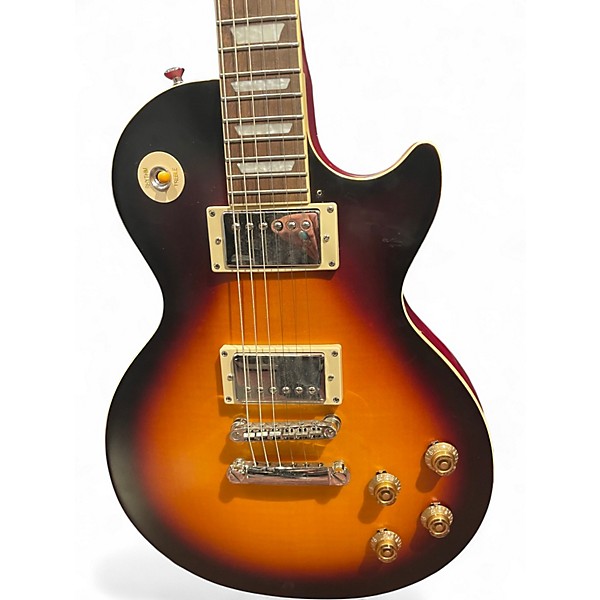 Used Depiphone LES PAUL Tobacco Sunburst Solid Body Electric Guitar