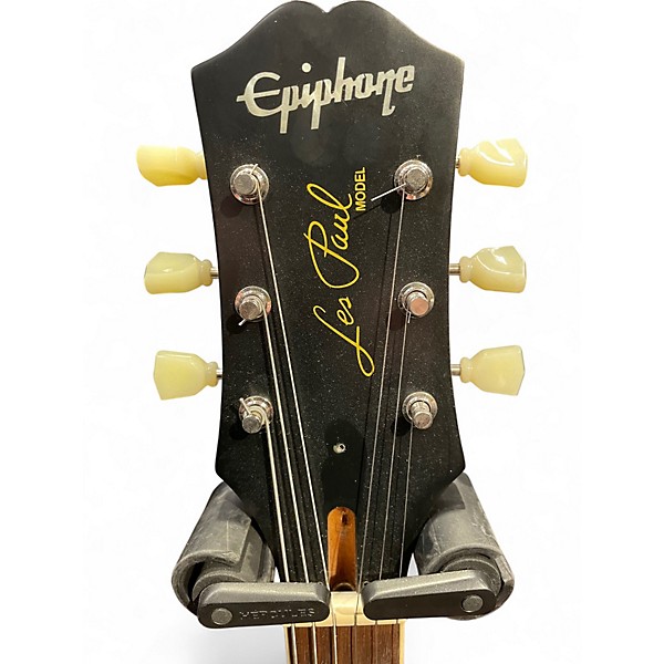Used Depiphone LES PAUL Tobacco Sunburst Solid Body Electric Guitar
