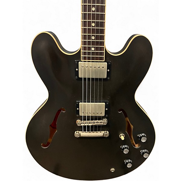 Used Gibson ES-335 CUSTOM SHOP Black Solid Body Electric Guitar