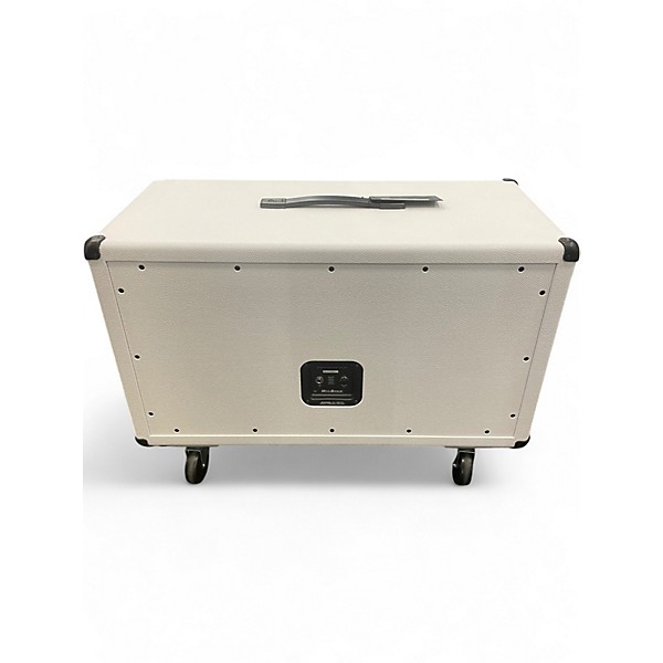 Used MESA/Boogie Horizontal Rectifier 2x12" 120W Hot White Bronco Guitar Cabinet