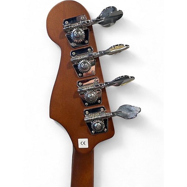 Used Fender Kingman Acoustic Electric Bass Black Acoustic Bass Guitar