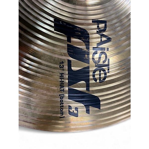 Used Paiste 13in PST3 Hi Hat Pair Cymbal