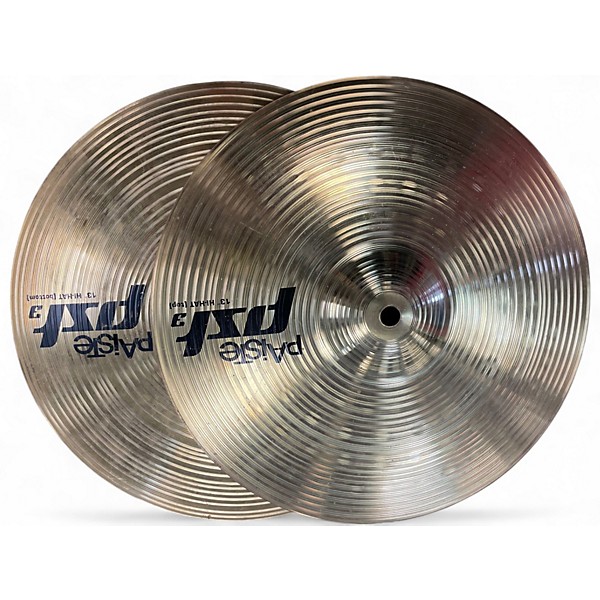 Used Paiste 13in PST3 Hi Hat Pair Cymbal