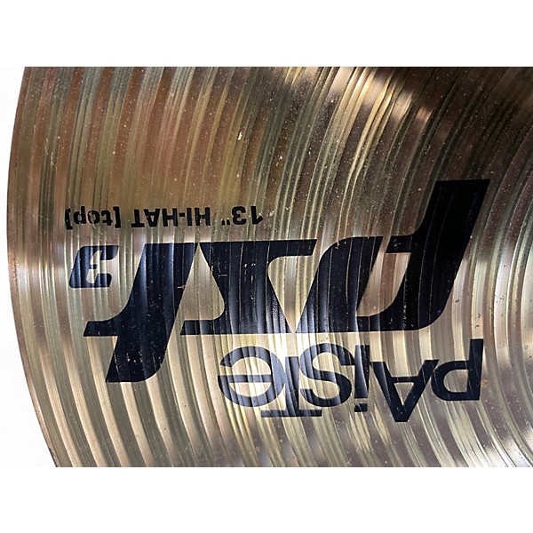 Used Paiste 13in PST3 Hi Hat Pair Cymbal
