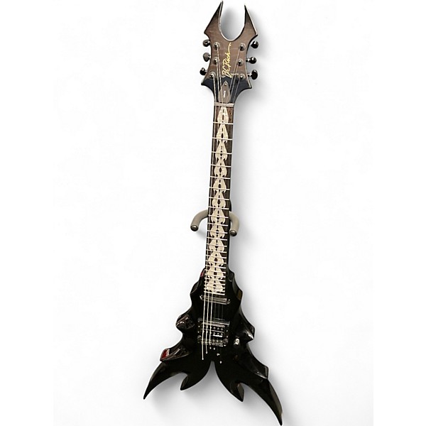 Used B.C. Rich DRACO Black Solid Body Electric Guitar