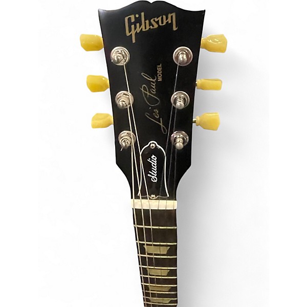 Used Gibson Les Paul Studio Cherry Solid Body Electric Guitar