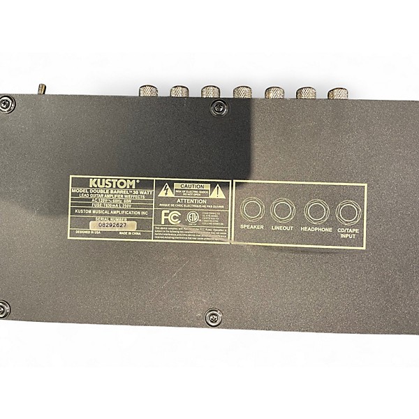 Used Kustom Double Barrel 30W 2x12 Guitar Combo Amp