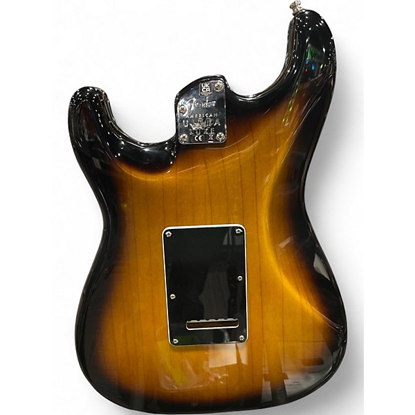Used Fender American Ultra Luxe Stratocaster 2 Tone Sunburst Solid Body Electric Guitar