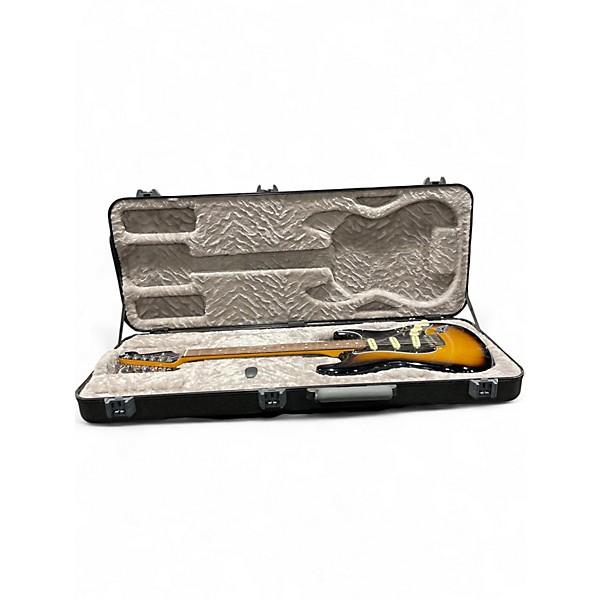 Used Fender American Ultra Luxe Stratocaster 2 Tone Sunburst Solid Body Electric Guitar