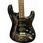 Used Fender Player Stratocaster HSS Black Paisley Solid Body Electric Guitar