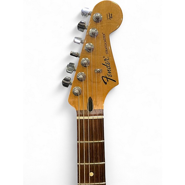 Used Fender Player Stratocaster HSS Black Paisley Solid Body Electric Guitar