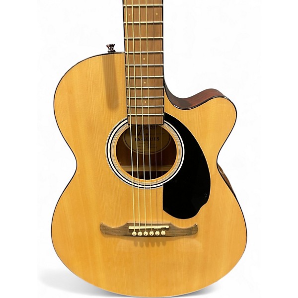 Used Fender FA135CE Concert Natural Acoustic Electric Guitar