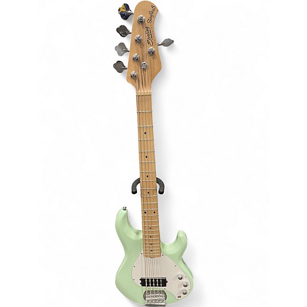 Used Sterling by Music Man STRINGRAY SUB SERIES 5 Seafoam Green Electric Bass Guitar