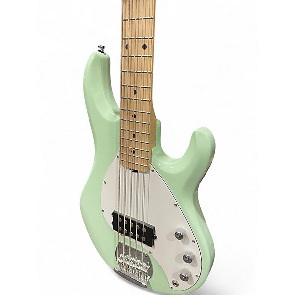 Used Sterling by Music Man STRINGRAY SUB SERIES 5 Seafoam Green Electric Bass Guitar