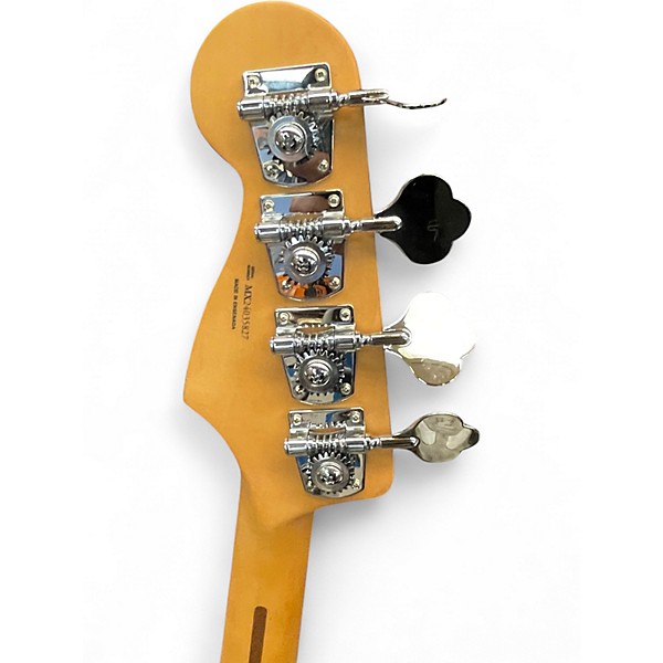 Used Fender Player II Jazz Bass Black and White Electric Bass Guitar