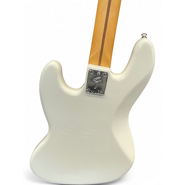 Used Fender Player II Jazz Bass Black and White Electric Bass Guitar