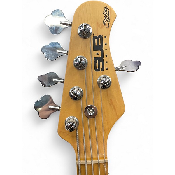 Used Sterling by Music Man SUB 5 Black Electric Bass Guitar