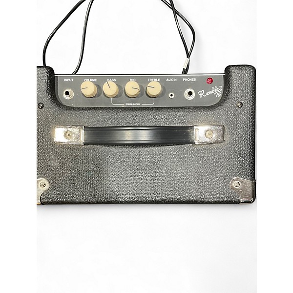 Used Fender Rumble 15 15W 1X8 Bass Combo Amp