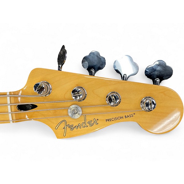 Used Fender Player Precision Bass Black Electric Bass Guitar