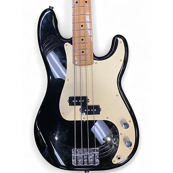 Used Fender Player Precision Bass Black Electric Bass Guitar