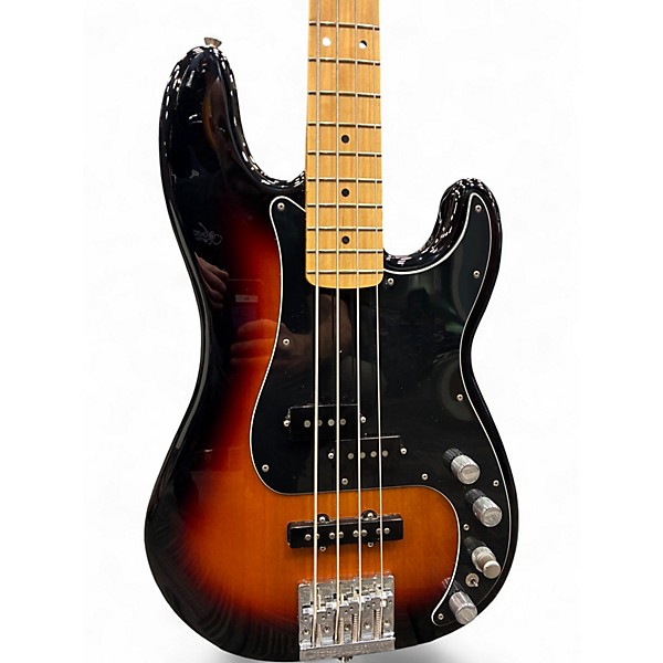 Used Fender Player Plus Active Precision Bass 3 Color Sunburst Electric Bass Guitar