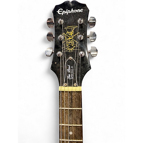 Used Epiphone LES PAUL SPECIAL II SLASH Yellow Solid Body Electric Guitar