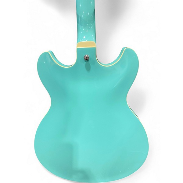 Used Ibanez AS63SFG Surf Green Hollow Body Electric Guitar