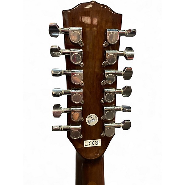 Used Fender CD60SCE Natural 12 String Acoustic Electric Guitar